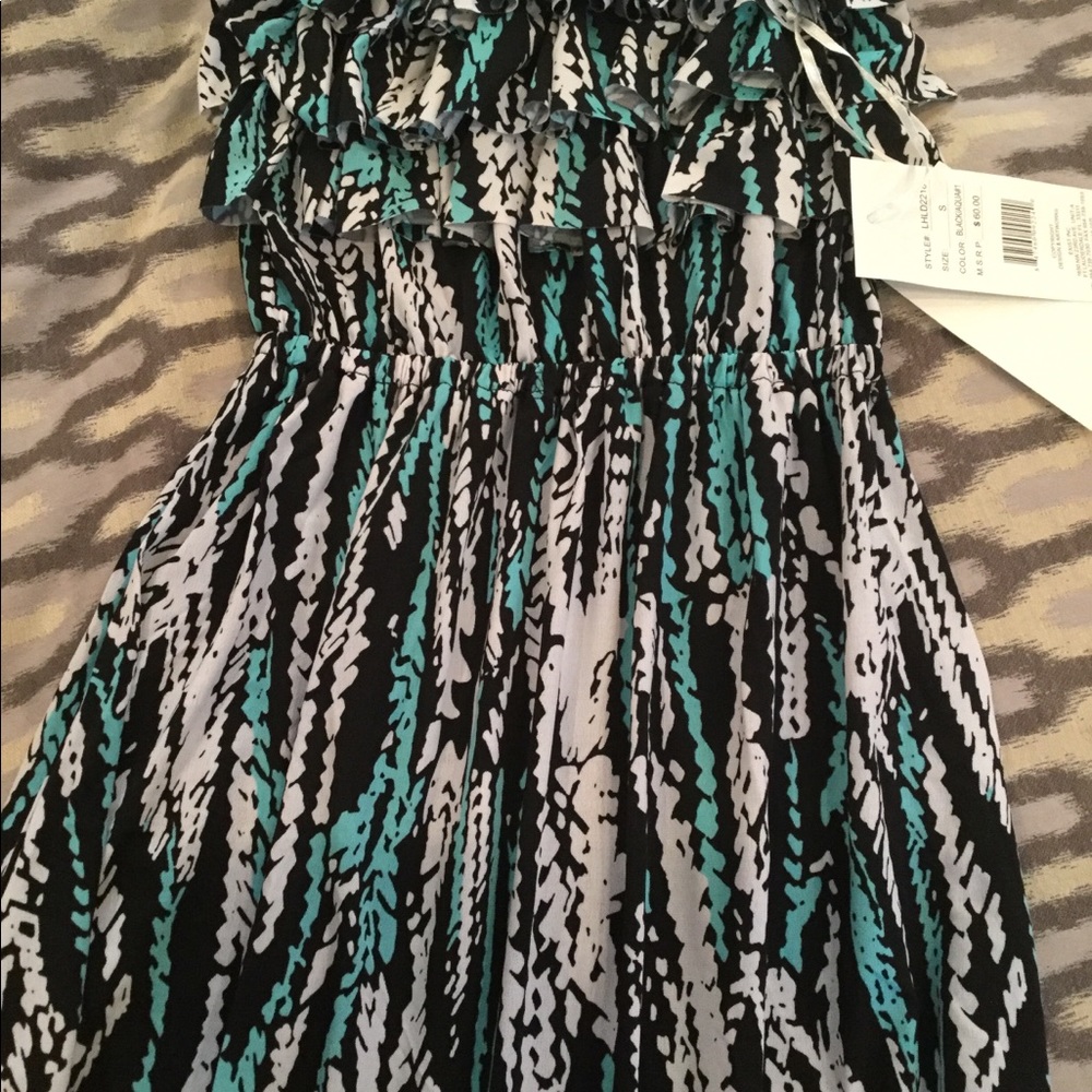 NWT strapless hi lo sundress